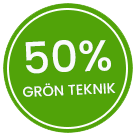 Grön teknik 50% logga